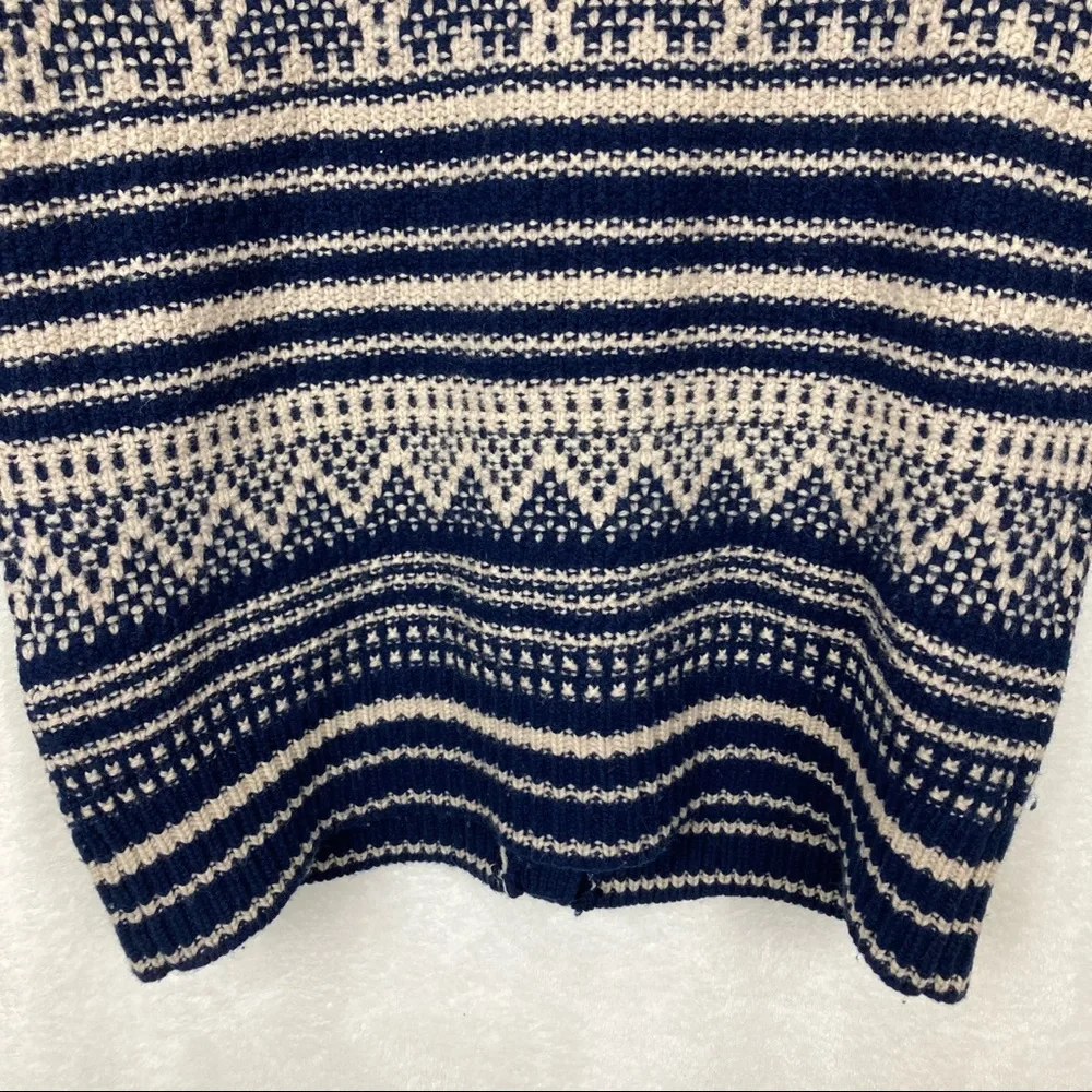 Madewell Women’s Merino Wool Fair Isle Button Cardigan sz XS